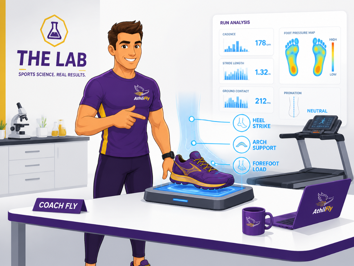 AthliFly Lab โ Where Running Science Meets Plain English Coach Fly explains running biomechanics at The AthliFly Lab โ science-backed guidance for beginner runners