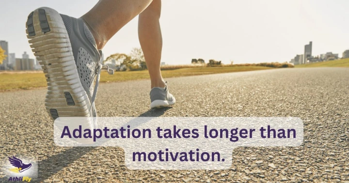 Recovery-focused beginner running image showing slower tissue adaptation during Couch to 5K